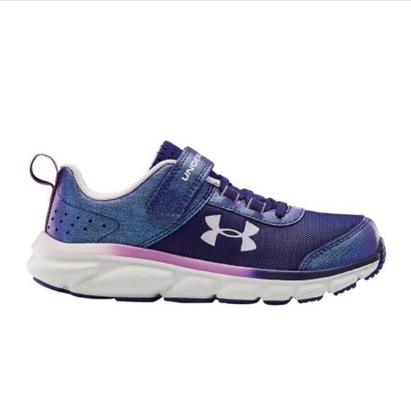 Under Armour Other - Under Armour Assert 8 AC Frosty Blue Purple Girls' Running Shoes 3 Youth